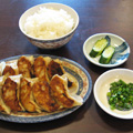 焼ぎょうざライス